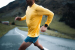 Běžecké tričko Compressport Performance LS Tshirt M - Ceylon Yellow Velikost textilu: XXL