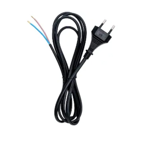 Síťový kabel 230VAC - 1,8m, EU 2PIN, drátové vývody