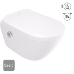 DEANTE - Silia nástěnná inteligentní WC mísa, s automatickým sedátkem - základní CSSD6ZPW