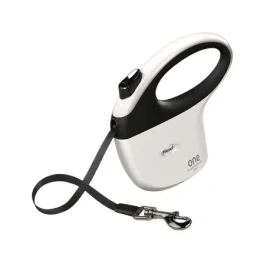 Flexi Vodítko One S pásek 5m bílo-černé (FX-34910)