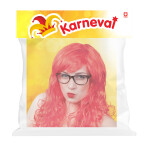 Paruka karnevalová červená dospělá