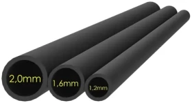 Suretti Smršťovací hadička 2 mm šedá / Smršťovací hadička / 2 mm