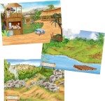 Dino world Dino World, 3498975, Dino ZOO 2, kreativní sešit se samolepkami