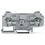 WAGO 282-135 oddělovací svorka 8 mm pružinová svorka osazení: L šedá 25 ks