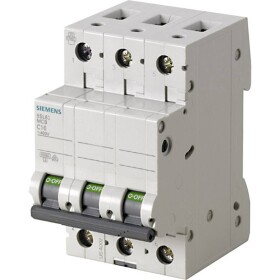 Siemens 5SL63507 5SL6350-7 elektrický jistič 3pólový 50 A 400 V