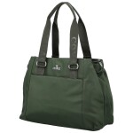 Stylová dámská nylonová kabelka do ruky Elke, tmavě zelená