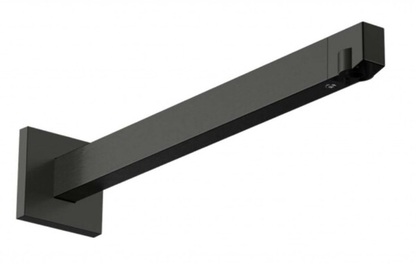 HANSGROHE - Sprchové rameno, 41 cm, kartáčovaný černý chrom 24337340