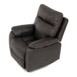 TV a relaxační křeslo s manuálním ovládáním, potah coffee látka v dekoru vintage