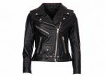 Dámská Kožená Bunda Křivák Eagle Rub Off Brixton Černá Velikost:
