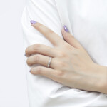 LUNICA Stříbrný prstýnek KLID Velikost prstenu: 8 (EU: 57-58) 0615_8