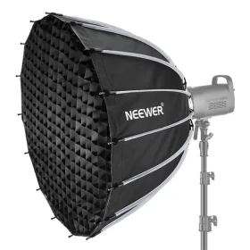 Neewer Softbox 85 cm / Parabolický / Bowens mount / 2x difuzor / voštinová mřížka (B0BLC6NCGK)