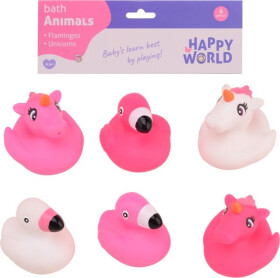 Zvířátka do vany pro nejmenší Happy World - Johntoy