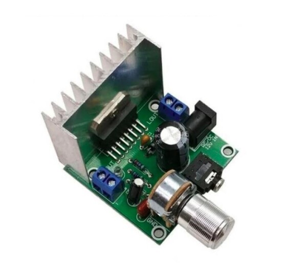 Modul audio zesilovače (dvoukanálový) s DC konektorem - TDA7297