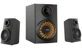 Fenda FD F190X černá / Reproduktory / 2.1 / 46W / BT5.0 / FM rádio / USB přehrávání / dálkové ovládání (F190X)