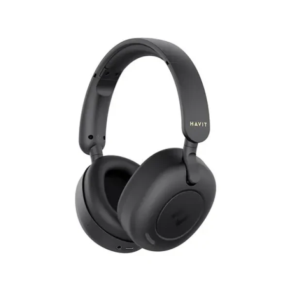 Havit H655BT černá / Bezdrátová sluchátka / ANC / Bluetooth 5.3 / až 76 h / USB-C (H655BT black)