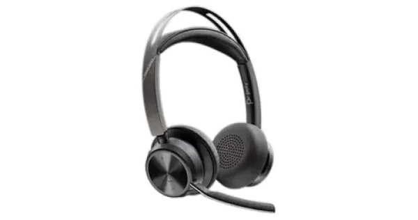 Poly Voyager Focus 2 černá / Bezdrátová náhlavní souprava / mikrofon / ANC / Bluetooth / USB-C/A (9T9J5AA#AC3)