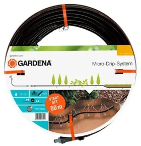 GARDENA Kapací hadice podzemní 13,7 mm, 50 m startovní sada, Micro-Drip-System, (01389-20)