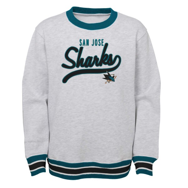 Outerstuff Dětská mikina San Jose Sharks NHL Legends Crew Neck Pullover Velikost: Dětské XL (14 - 16 let)