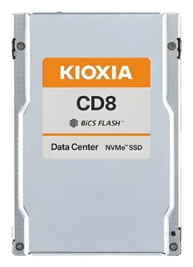 KIOXIA CD8-V 800GB / SSD / 2,5" PCIe 4.0 x4 / TLC / R:7200MB/s / W:1800MB/s / 5y (KCD8XVUG800G)