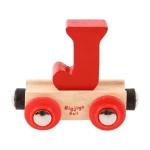 Bigjigs Rail Vagónek dřevěné vláčkodráhy - Písmeno J