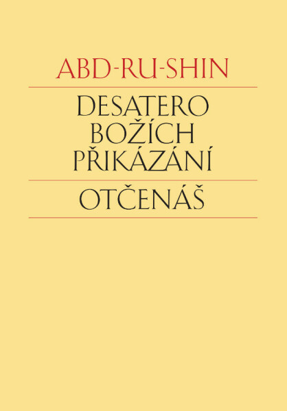 Desatero Božích přikázání - Abd-ru-shin