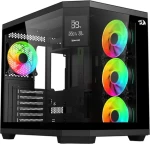 Redragon Vision ARGB GC-625-PRO černá / Skříň pro PC / Middle Tower / ATX / 4x ARGB 120 mm / Tempered Glass (GC-625-PRO)
