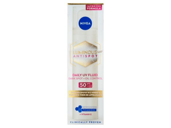 Nivea Luminous630 Zmatňující denní krém proti pigmentovým skvrnám s OF 50 40ml