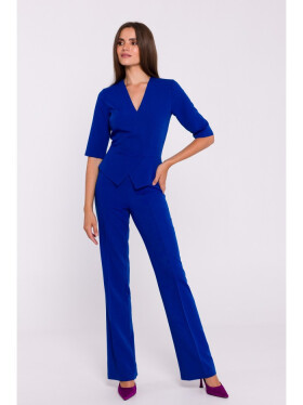 S377 Kombinéza Peplum - královská modř EU XXL
