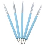 Dortisimo Silikonové štětce a kuličkové kostice oboustranné (5 ks)