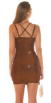 Sexy Koucla Musthave draped Glitter Minidress barva velikost Einheitsgroesse