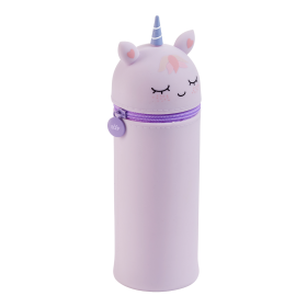 Miquelrius B2F - penál se zipem Little Pets, jednorožec, sv. fialový