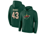 Fanatics Mikina Quinn Hughes #43 Minnesota Wild NHL Authentic Stack Name & Number Velikost: 3XL