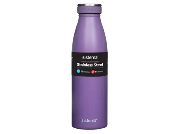 Sistema Hydrate Stainless Steel Termoláhev 500 ml fialová (8592001419599)