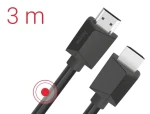 HDMI 2.0b propojovací kabel 3 m / Kabel / HDMI-HDMI / 4K (200703)