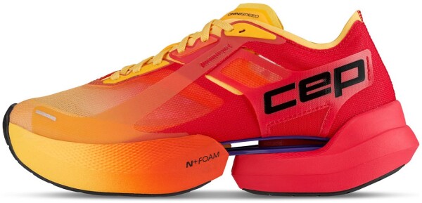 Mizuno Běžecké boty CEP OMNISPEED BOWTECH W - red/marigold fade Velikost obuvi v EU: 37