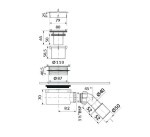 CERSANIT - Sada C256 sprchová vanička obdélníková TAKO SLIM 100x80x4,5 + sifon VIR S208-005
