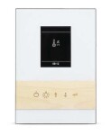 EOS EmoStyle Hi, řídící jednotka pro suchou i vlhkou saunu, bílá/javor CFSEOS6317L