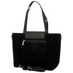 Trendy dámská koženková kabelka na rameno Coveri Hilari, černá