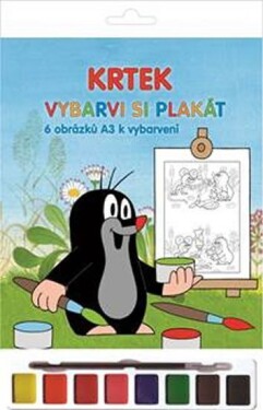 Krtek - Plakátové omalovánky A3