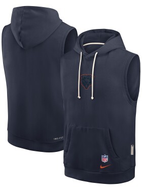 Nike Pánská mikina Chicago Bears NFL 2026 Rivalries Sideline Sleeveless Hoodie Velikost: S