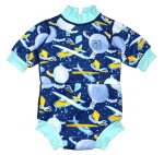 Splash About Baby neoprén body Happy Nappy - Up in the Air, velikost: XL (12-24měs)