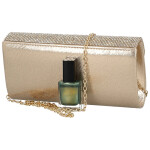 Módní dámské psaníčko Michelle Moon Dariss, zlaté