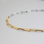 ELENYS Duo Chain – pozlacený náhrdelník 18K žluté zlato Délka: 42 cm