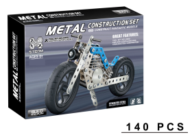 Kovová stavebnice 140 ks - Motorka - Sparkys