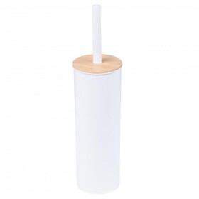 Erga Tango, WC kartáč na postavení 9x9x38 cm, bílá-hnědá, ERG-YKA-P.TANGO-WHT