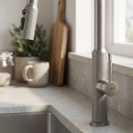 REA - Kuchyňská baterie Master Brush Nickel REA-B7205