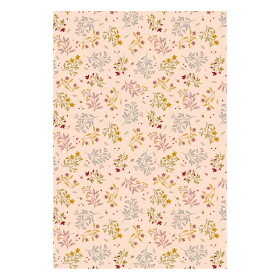 Det Gamle Apotek Balicí papír Flowerdays – 5 m, béžová barva, textil