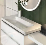 VILLEROY & BOCH - Subway 3.0 Umyvadlo 1000x470 mm, bez přepadu, bez otvoru pro baterii, CeramicPlus, Stone White 4A70A3RW