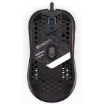 Endorfy LIX Plus černá / optická / drátová / herní / 19000 dpi / PAW3370 / 6 tlačítek / RGB / Kailh GM8.0 / USB / 1.8m (EY6A001)