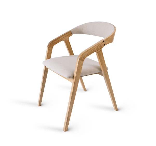 MURDIA trade s.r.o. Jídelní židle křesílko FRAME SOFT - buk MUR-FRAME-SOFT-BUK